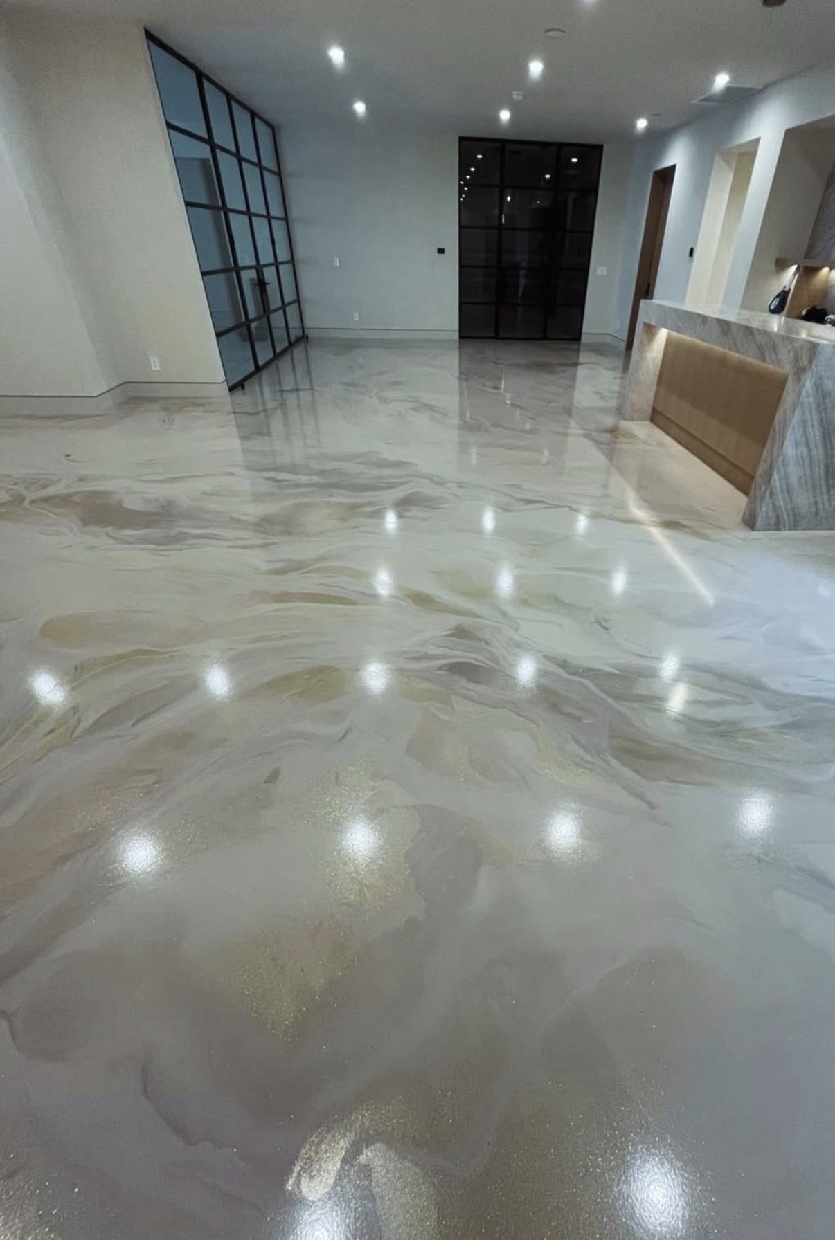 Residential Metallic Epoxy